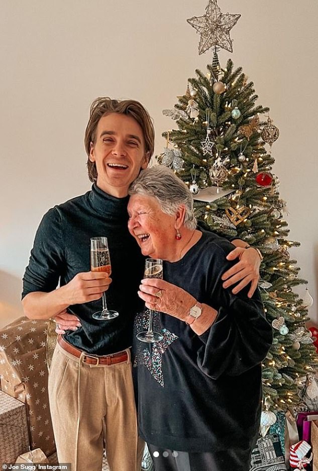 Relationship: Dianne's boyfriend Joe Sugg, whom she met on Strictly in 2018, posted several photos of her Christmas at home with her family last week