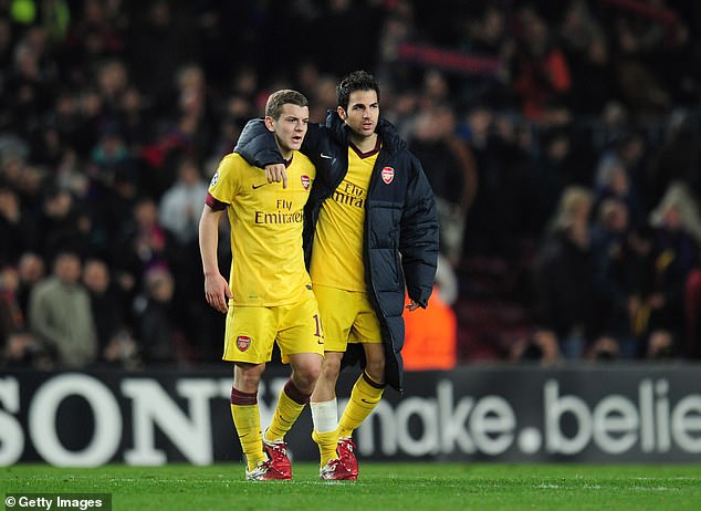 The midfield duo played alongside each other for the Gunners between 2008 and 2011.