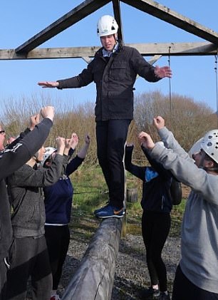 A video of William slowly walking along the trunk of a tree was also shared.