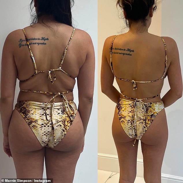 Not impressed: The Geordie Shore star promoted a weight loss, diet and exercise website and recounted how she had lost two stone in four months on Boxing Day