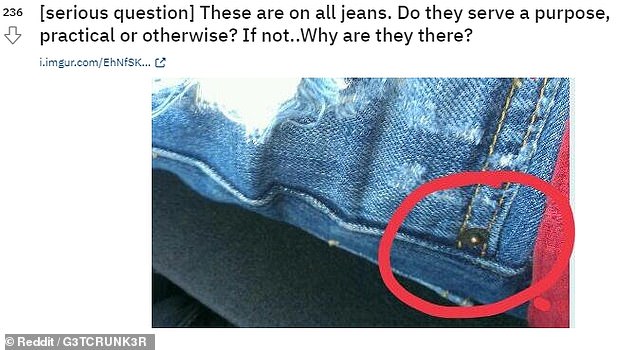 1672930947 249 Why DO jeans have little buttons on the pockets