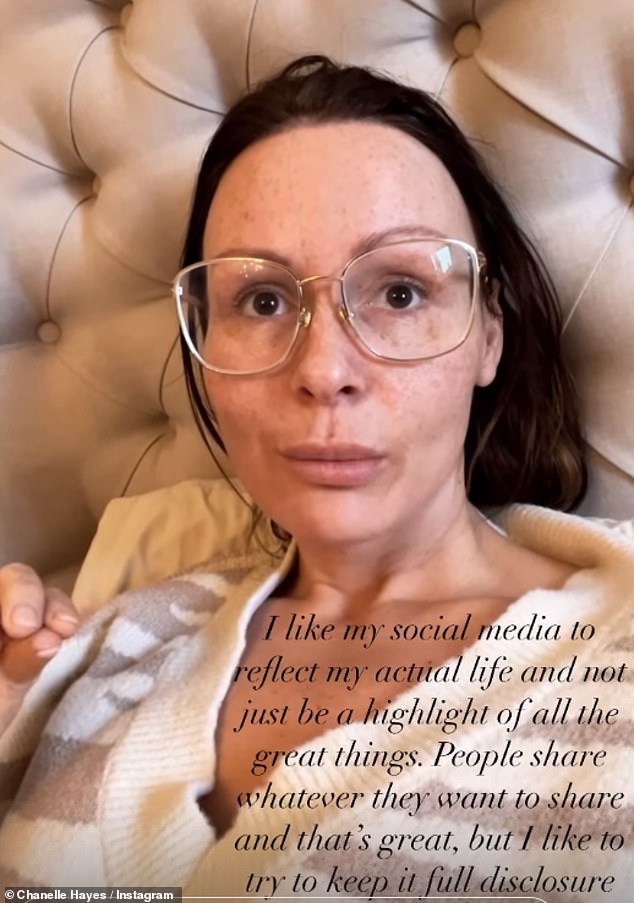 'Everything is completely fine': The makeup-free reality star asked followers not to judge her as she thanked them for their support after she collapsed on Wednesday