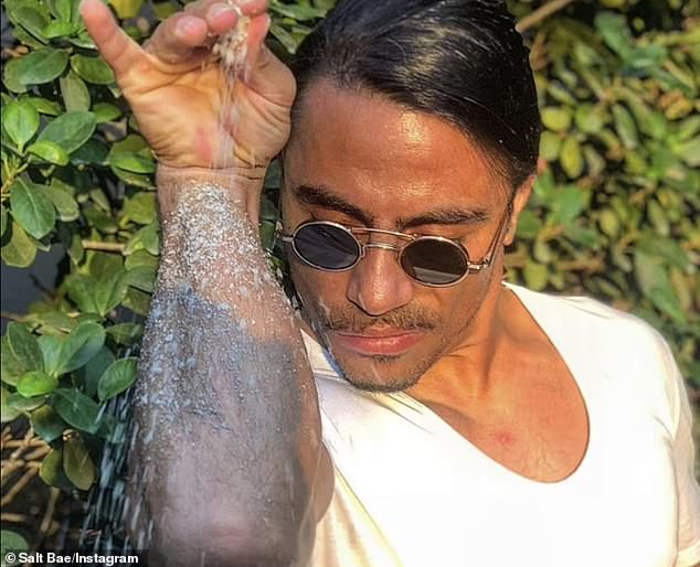 Sprinkle: Salt Bae, whose real name is Nusret Gökçe, is known for his iconic sprinkling of salt in his TikTok cooking videos.