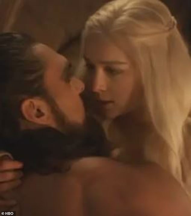 Difficult: It comes after Emilia admits that she would cry before the sex scenes with Jason Momoa in Game Of Thrones when she was 23 years old and says that she did not know she would be naked when she accepted the role.