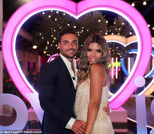 Congratulations: While Winter Love Island was shelved amid the pandemic, the summer series aired this year with a whopping 3.4 million viewers tuning in to see Ekin-Su and Davide win.