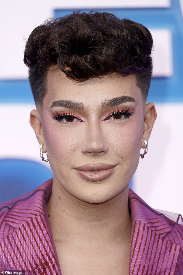 To recreate the James Charles look, Tomy recommends drawing two lines with light pencil shadows, then covering them with a brighter liquid liner, using a concealer in the exact shade of your skin tone to correct any mistakes.