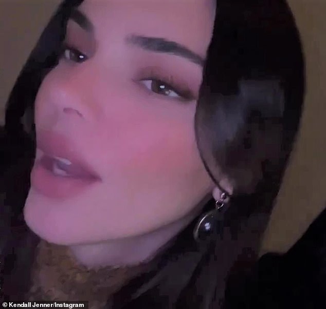 Ready for your closeup!  On Wednesday night, Kendall, who has 327.1 million followers on social media, posted a video of herself at Giorgio Baldi's Italian restaurant in Santa Monica.