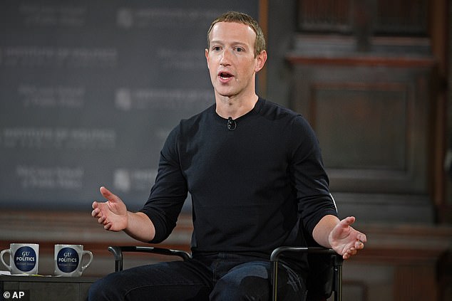 Apologies: Facebook owner Mark Zuckerberg said increased competition had caused revenues to be much lower than expected