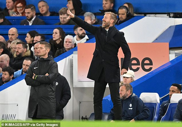 Chelsea boss Graham Potter was not impressed with the 33-year-old's performance.