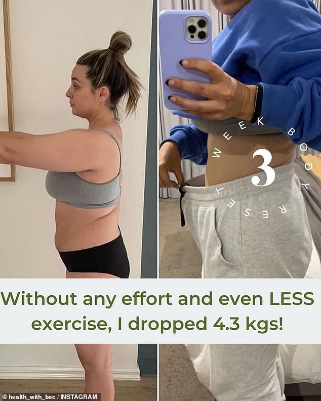 BEFORE AND AFTER: Sarah said she was never in poor health, but always reached for high-carbohydrate meals and sugary snacks, especially after having her daughter.