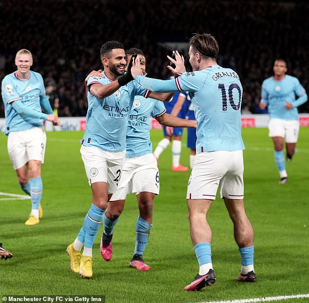 Within minutes of coming on, fellow substitute Riyad Mahrez finished off his cross.