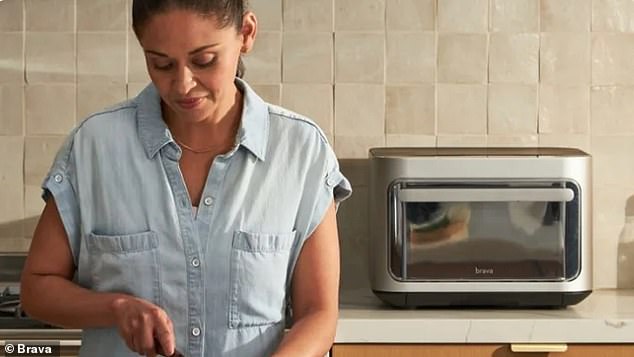 It is designed with internal sensors to 'ensure perfect and consistent cooking' and a camera to see your food bake, fry, roast toast and reheat