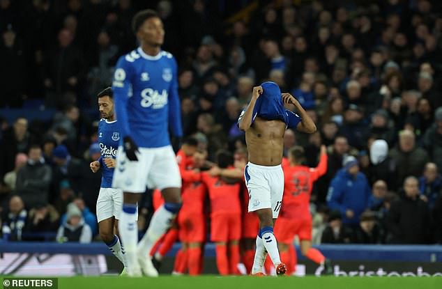 Toffees were humiliated by Brighton with other results seeing them fall into the bottom three