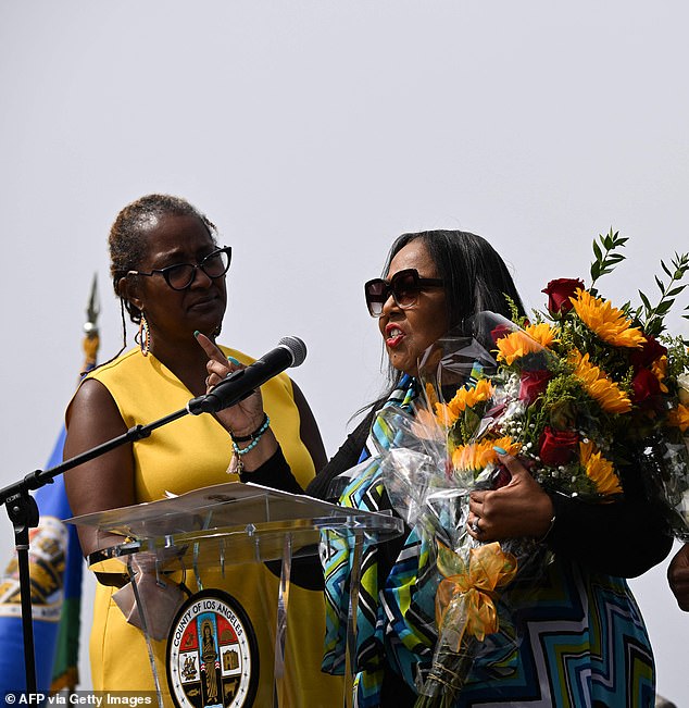 Family member Patricia Bruce-Carter (right) said she, too, would have liked the family to keep the property for a bit longer, saying that is what the original owners would have done.