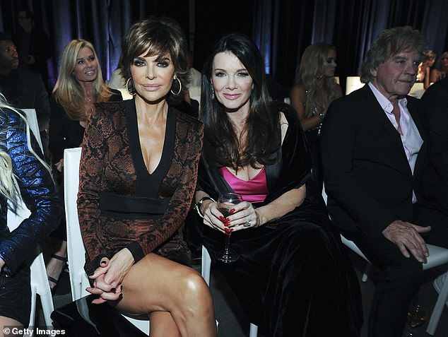 Former co-stars: Lisa Rinna and Vanderpump, shown in October 2017, clashed during the ninth season of the Bravo reality show.