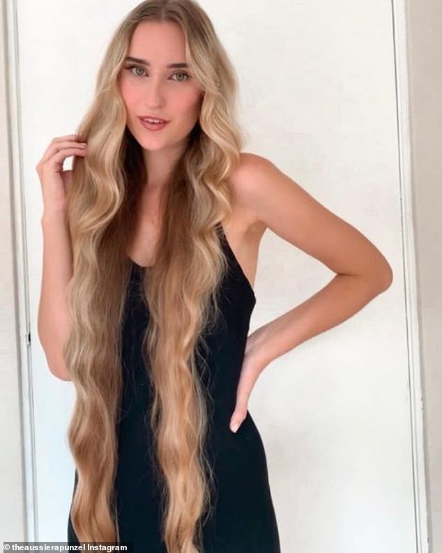 Stylist, 23, dubbed the 'Aussie Rapunzel' shares one habit that has  drastically improved her locks