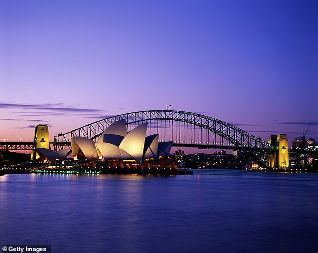 The NSW Premier pointed to Sydney Harbor and the Opera House (both pictured) as two main reasons Sydney was superior to Melbourne.