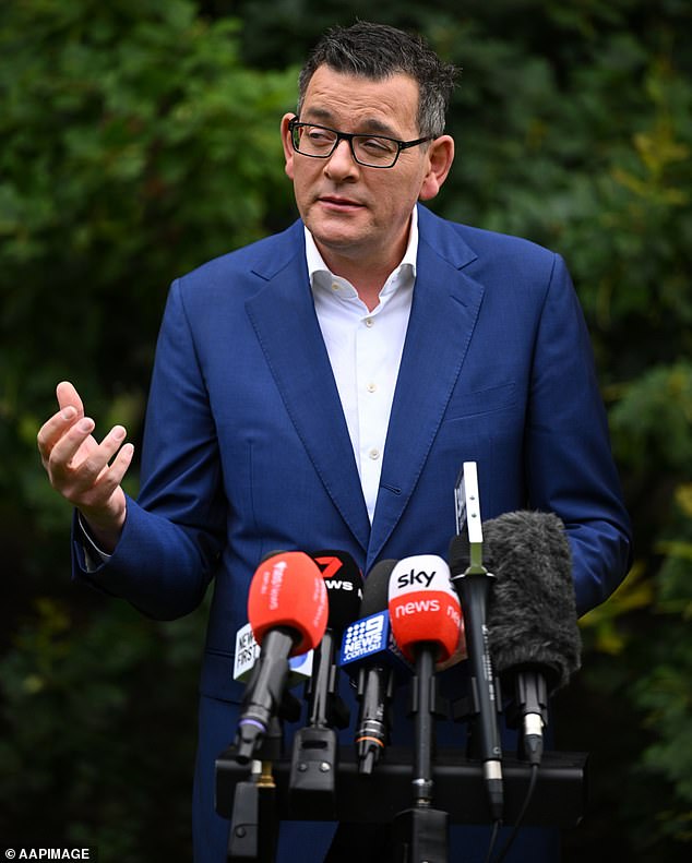 Social media users agreed Sydney had better weather and beaches, Melbourne had better cultural experiences and public transport (Pictured Victorian Premier Daniel Andrews)