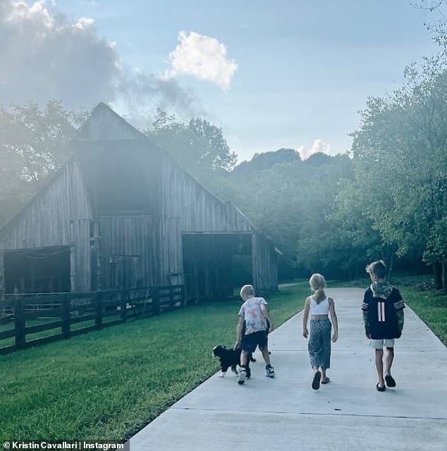 Cavallari has a habit of not showing the faces of her three children on social media, which along with her daughter Saylor also includes her children Camden, 10, and Jaxon, eight, whom she shares with her ex-husband and former NFL star. , Jay Cutler.