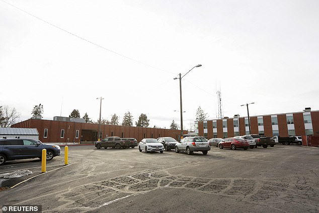 Kohberger is one of 42 inmates housed at the Latah County Jail (pictured)