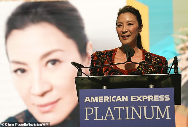 Gracious: The Malaysian actress was honored to receive the International Star Award