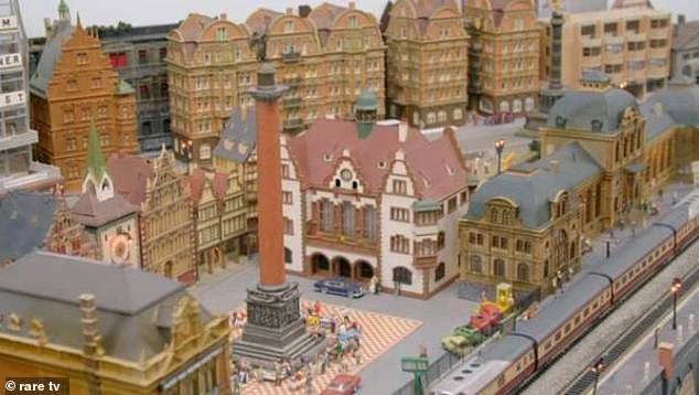 Incredible: The pianist and singer, 64, took 45 years to create and perfect the elaborate construction and now he has revealed it in the series Hornby: A Model World on Yesterday.