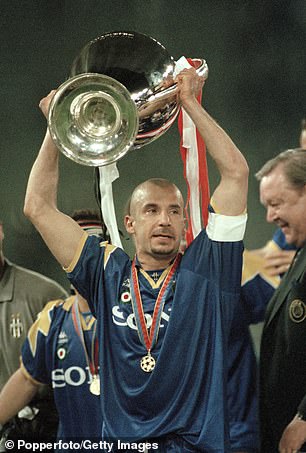 Vialli won the Champions League with Juventus in 1996