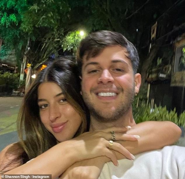 Couple: The 24-year-old Love Island star described herself as 