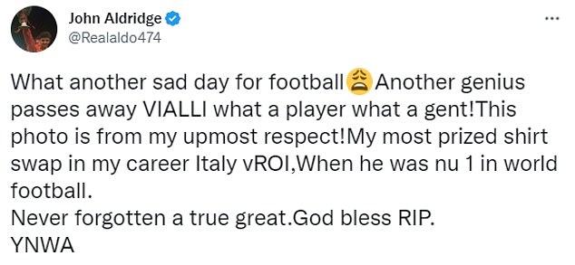 1673001208 586 Chelsea leads the tributes to former Italy striker Gianluca Vialli