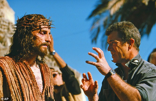 Guidance: According to Newsmax, Jim Caviezel will return as Jesus, while Mel will lead the way as director (Mel is pictured right with Jim as Jesus)