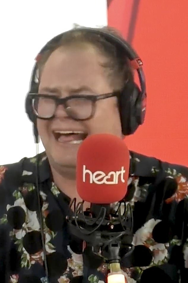 Hilarious: Speaking on her Heart FM Breakfast show, she and comedian Alan admitted they 'turned on the charm'