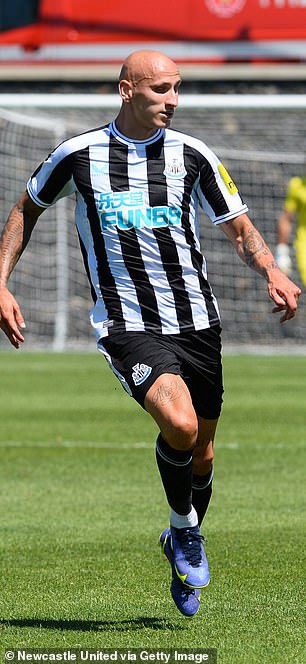 Jonjo Shelvey has been out of action due to a recurring hamstring injury