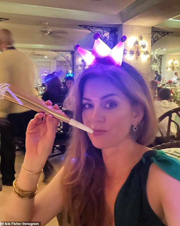 Fun moments: Isla gave fans a glimpse of her New Year's Eve festivities last week while joking: 