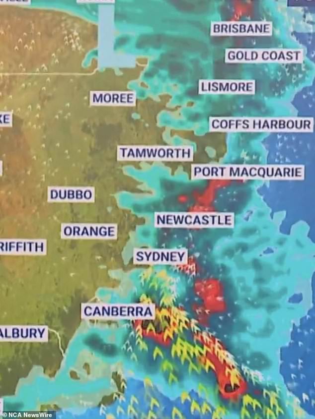 Where has the summer gone?  Sydney and Brisbane are being hit by heavy rain as evacuations from Western Australia's worst flooding on record continue.