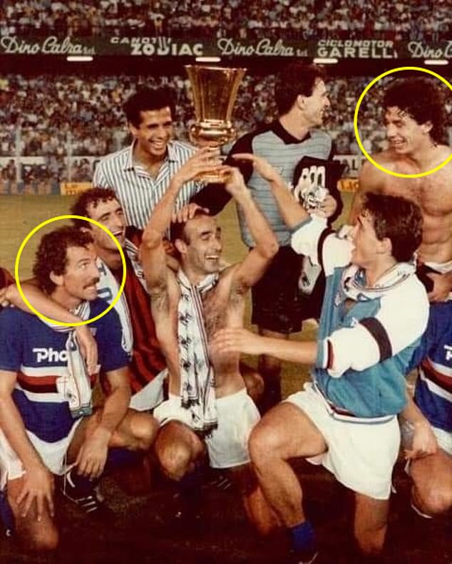 The pair were particularly close in Sampdoria, always pulling pranks on each other.