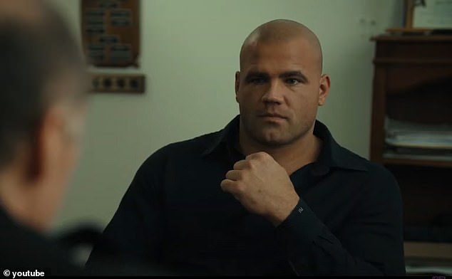 Hillis, in a scene from the 2021 horror film 'The Hunting' which was released on video on demand