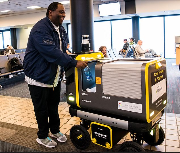 Ottonomy deployed autonomous delivery robots at several airports worldwide: Cincinnati/Northern Kentucky (CVG), Rome Fiumicino International Airport (FCO) and Pittsburgh (PIT)