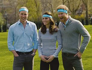 Harry was said to have been totally happy going to the Cambridge gym to work out with Wills and had gotten close to Kate (pictured launching Heads Together)