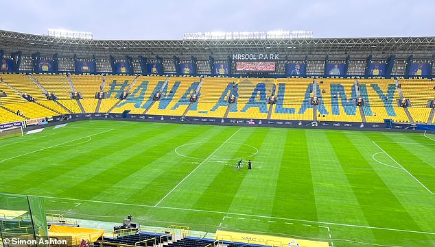 His new team's first game since signing on Thursday was postponed due to heavy rain in Riyadh.