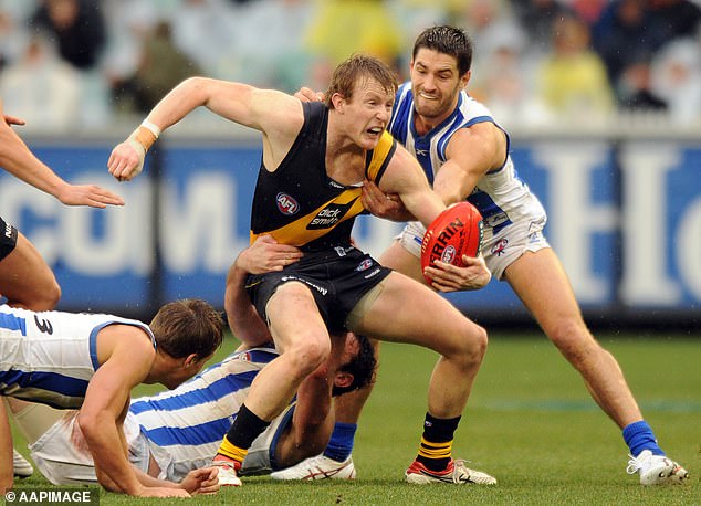 The former Richmond star has been denied bail after being hit with various charges on Friday.