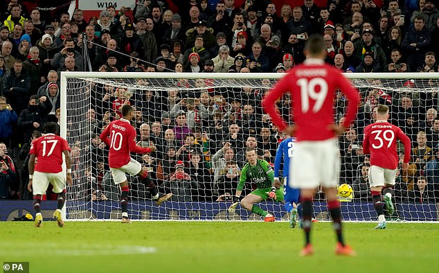 The England international converted a penalty in the dying moments of the match