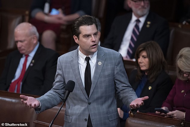 We even saw a massive walkout by McCarthy loyalists disgusted by Republican Matt Gaetz (above), who claimed that McCarthy is where he is today because of his prowess in receiving millions in special interest donations.