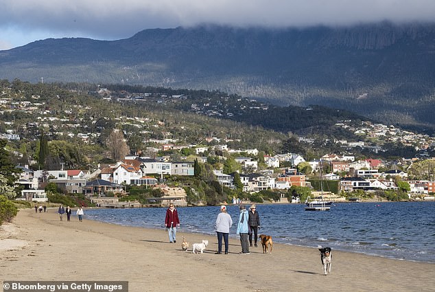 The quaint city of Hobart (pictured) has been the country's most unaffordable city to rent since 2018, with a vacancy rate 