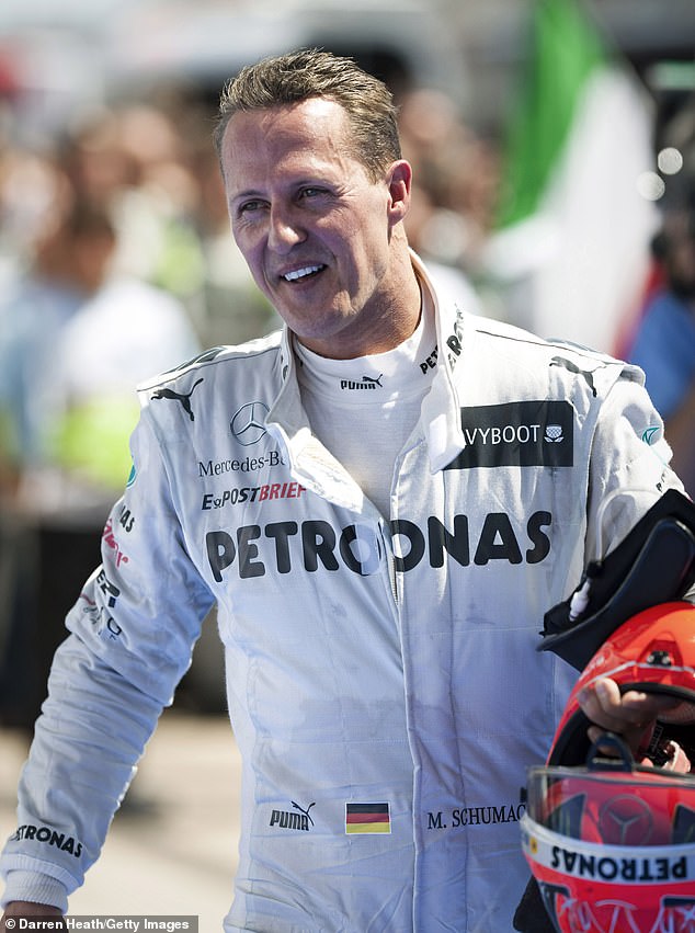 That year marked the German icon's last in the sport after he ended a brief retirement to race for Mercedes (pictured), and his words had a huge impact on the young Australian.