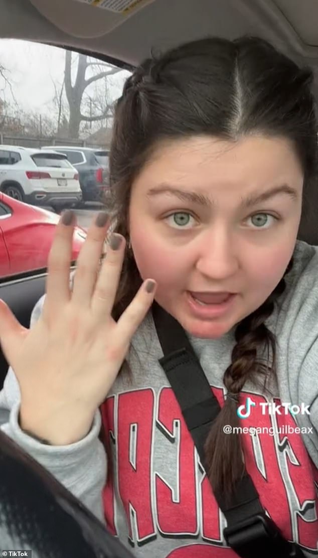 Megan (@meganguilbeax) said the day after telling herself she was lucky and everything worked out for her, she went viral, manifesting a trip to Las Vegas and someone paying for her manicure.