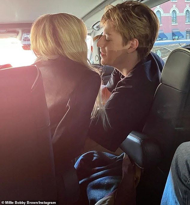 The Look of Love: Also included a romantic scene of her and Jake leaning in for a kiss in a car as sunlight streamed through the windshield.