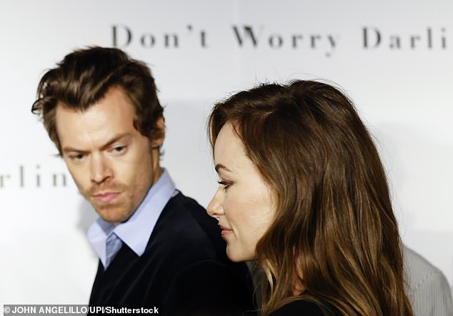 Split: Olivia and Harry dated for 19 months before splitting in November 2022;  Pictured in September 2022 in New York