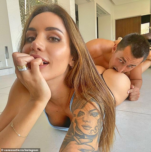 Tomic's off-court antics have not impressed many tennis fans (pictured with ex-girlfriend Vanessa Sierra)