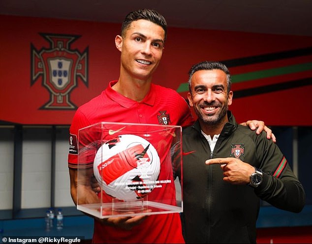 Regufe became Ronaldo's personal manager in 2018 after his previous job with Nike