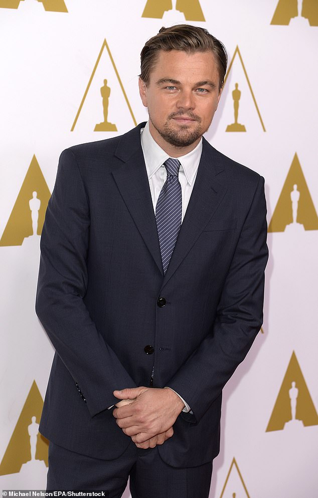 Leonardo at the 86th Academy Awards Nominees Luncheon at the Beverly Hotel in Beverly Hills, California in 2014